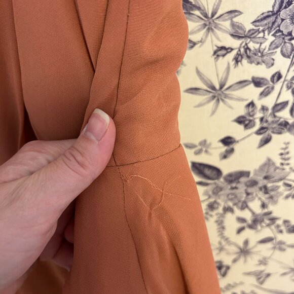 Birdy Grey | Kira Dress | Chiffon Terracotta | XL - Picture 6 of 7